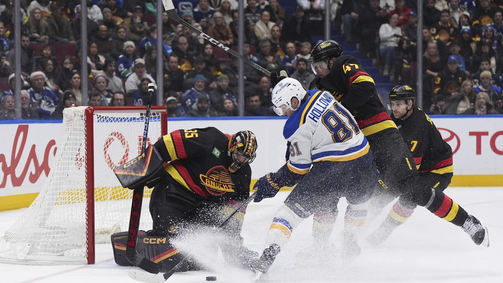 Proven again during OT win over Canucks, Dylan Holloway has been one of Blues’ best surprises